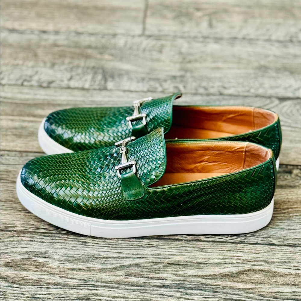 Marc Nolan Boardwalk Bit Green Loafer Sneakers / Loafers - Picture 4 of 9